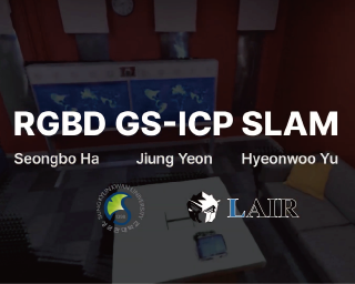 RGBD GS-ICP SLAM reconstruction visualization